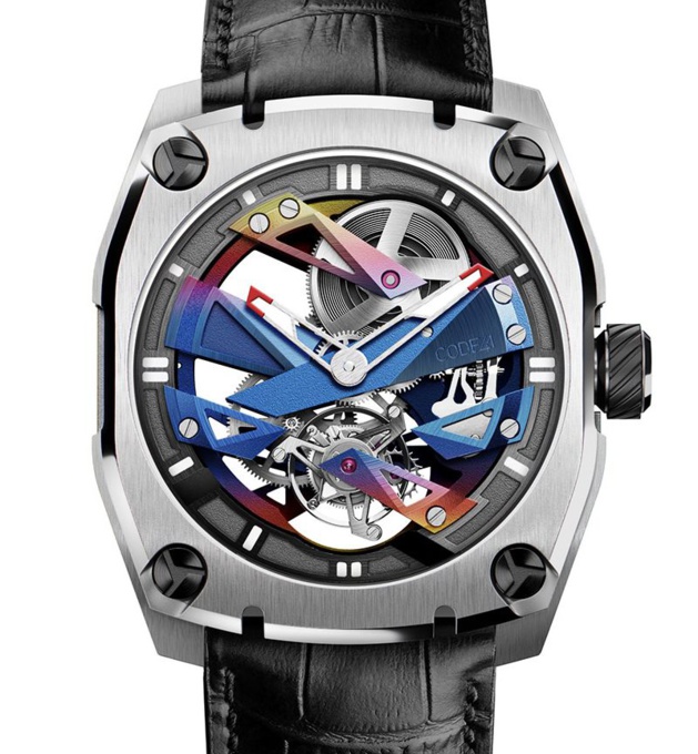 CODE41 : T360, un tourbillon d'avant-garde "swiss made" à moins de 11.000 euros. CODE41 : T360, un tourbillon d'avant-garde "swiss made" à moins de 11.000 euros.
