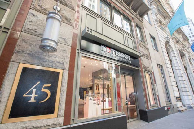 Tissot : ouverture d'une boutique à New York, sur Wall Street