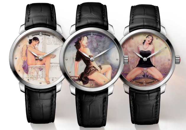 Ulysse Nardin Classico Milo Manara : heures érotiques pour Le Déclic Ulysse Nardin Classico Milo Manara : heures érotiques pour Le Déclic