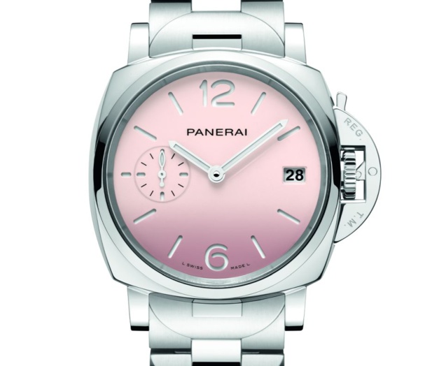 Luminor Due 38 mm avec cadran pastel : la Dolce Vita selon Panerai Luminor Due 38 mm avec cadran pastel : la Dolce Vita selon Panerai