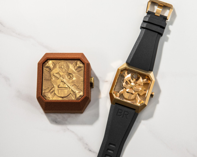 Le gâteau Skull en chocolat de Julien Dugourd pour Bell & Ross Le gâteau Skull en chocolat de Julien Dugourd pour Bell & Ross