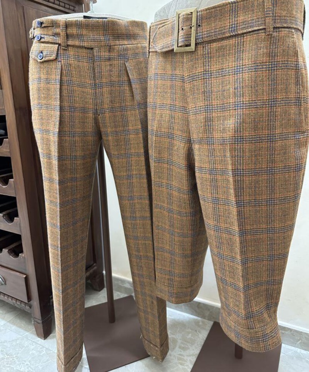 le frisson d'un pantalon bespoke par la maison familiale Sartoria Voglio