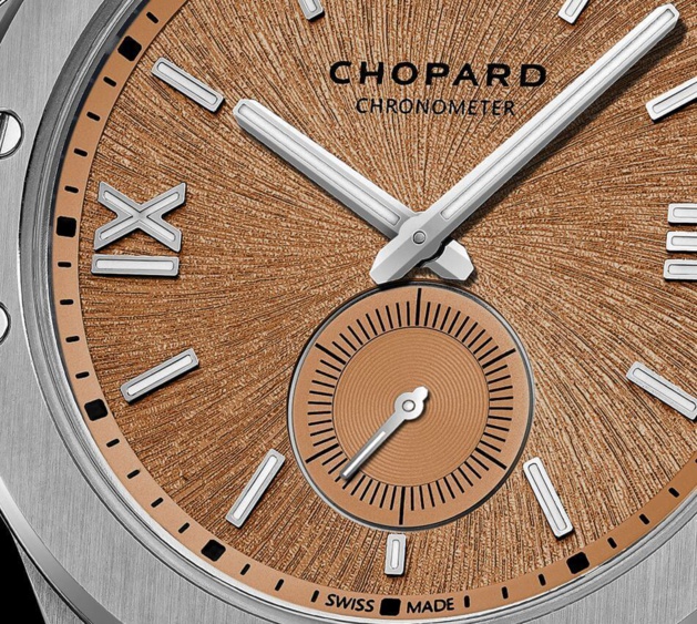 Chopard Alpine Eagle 41 XPS : Lucent Steel et cadran Mont Rose Chopard Alpine Eagle 41 XPS : Lucent Steel et cadran Mont Rose