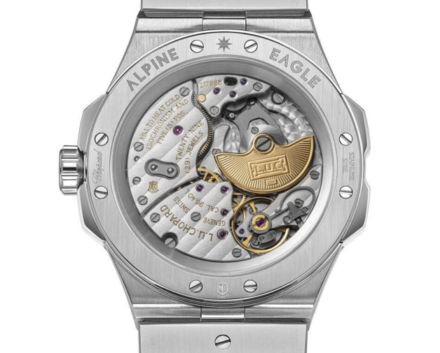 Chopard Alpine Eagle 41 XPS : Lucent Steel et cadran Mont Rose Chopard Alpine Eagle 41 XPS : Lucent Steel et cadran Mont Rose