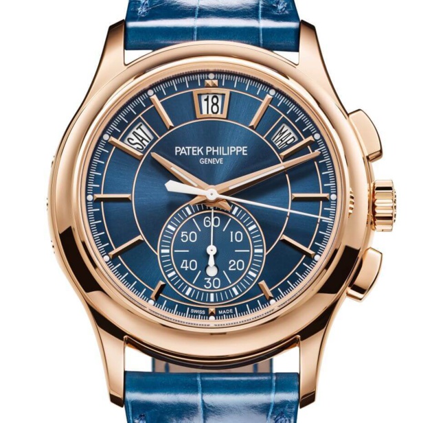 Patek Philippe 5905R chronographe Flyback Quantième annuel : nouvelle ...