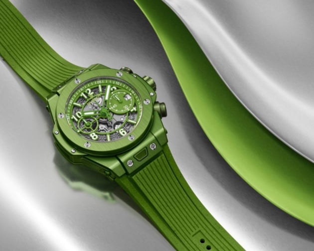 Hublot Big Bang Unico Nespresso Origin : montre verte et vertueuse Hublot Big Bang Unico Nespresso Origin : montre verte et vertueuse