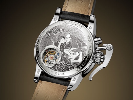 Graham Chronofighter 1695 erotic : recto sage et verso coquin