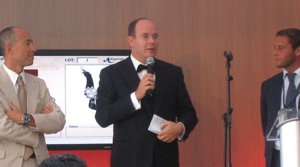 Prince Albert II de Monaco, au centre, lors de Only Watch 2007