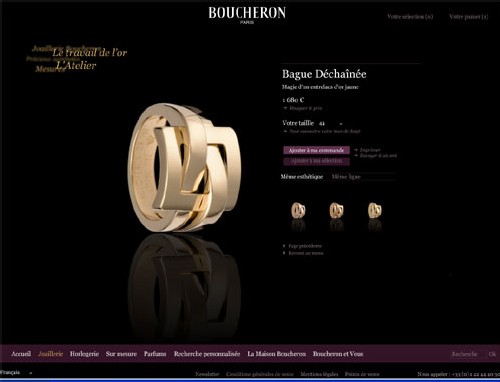 Site Internet Boucheron