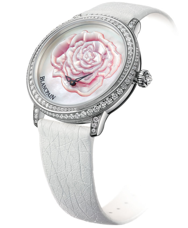 Blancpain Saint Valentin 2015 : une rose de nacre et des diamants pour célébrer votre amour Blancpain Saint Valentin 2015 : une rose de nacre et des diamants pour célébrer votre amour