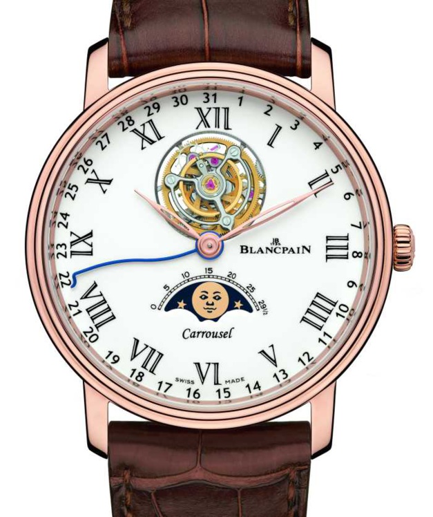 Blancpain Villeret carrousel et phase de Lune Blancpain Villeret carrousel et phase de Lune