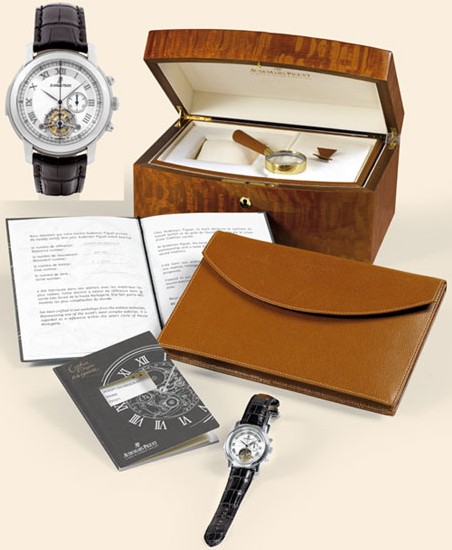 Chronographe Tourbillon Jules Audemars à Répetition Minutes Photo Antiquorum Chronographe Tourbillon Jules Audemars à Répetition Minutes Photo Antiquorum