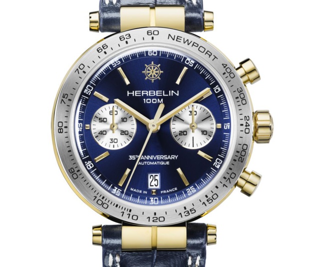 Herbelin Newport : un chrono bicolore pour les 35 ans de cette collection emblématique de l'horlogerie française Herbelin Newport : un chrono bicolore pour les 35 ans de cette collection emblématique de l'horlogerie française