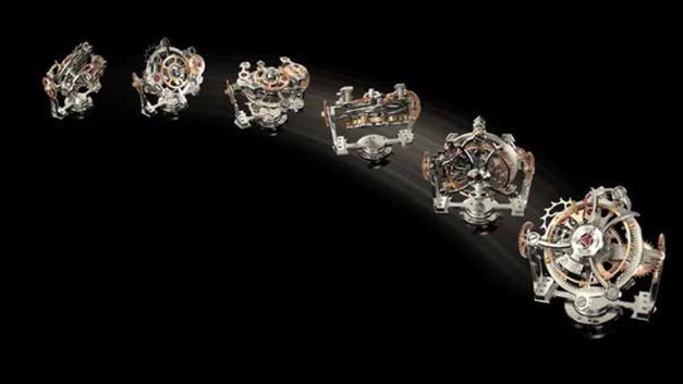 Girard-Perregaux Tourbillon Tri-axial : version or gris Girard-Perregaux Tourbillon Tri-axial : version or gris