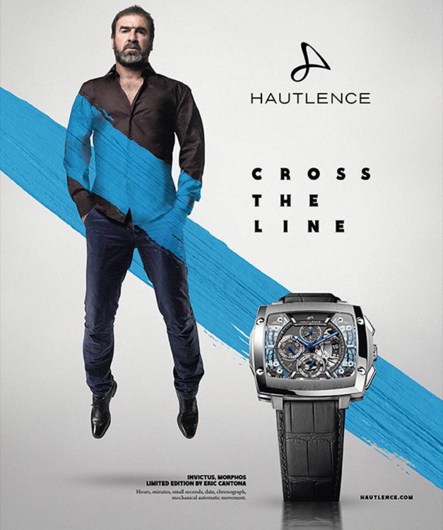 Cross the line Hautlence, avec Eric Cantona