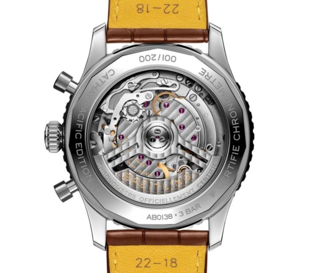 Breitling : une Navitimer en édition limitée pour la compagnie aérienne Cathay Pacific Breitling : une Navitimer en édition limitée pour la compagnie aérienne Cathay Pacific