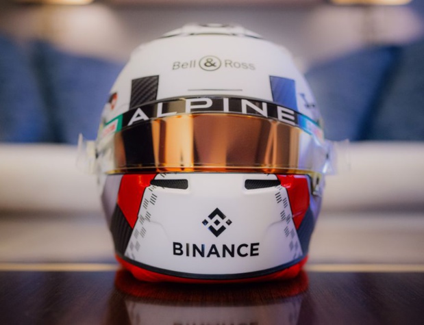 Bell & Ross : Esteban Ocon portait un casque unique lors du Grand Prix de Belgique 2023