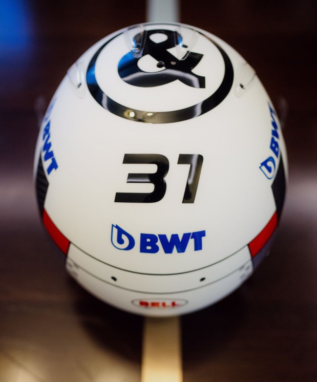 Bell & Ross : Esteban Ocon portait un casque unique lors du Grand Prix de Belgique 2023