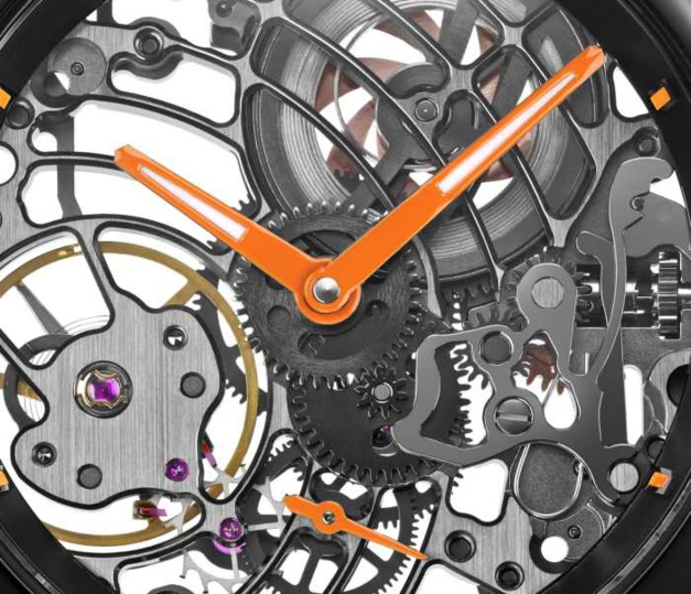 Aerowatch Renaissance Orange Tornado : un squelette très aérien Aerowatch Renaissance Orange Tornado : un squelette très aérien
