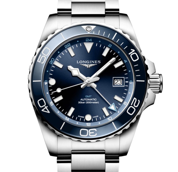 Hydroconquest GMT : une très belle plongeuse-voyageuse chez Longines en cet été 2023 Hydroconquest GMT : une très belle plongeuse-voyageuse chez Longines en cet été 2023
