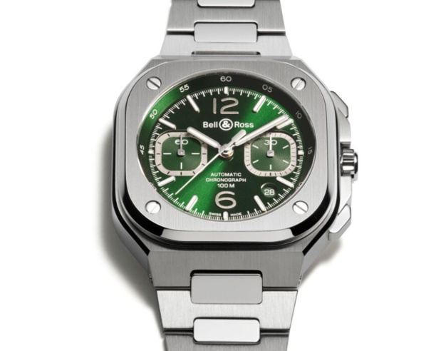Bell & Ross BR 05 Chrono Green Steel : à l'heure de l'espérance ! Bell & Ross BR 05 Chrono Green Steel : à l'heure de l'espérance !