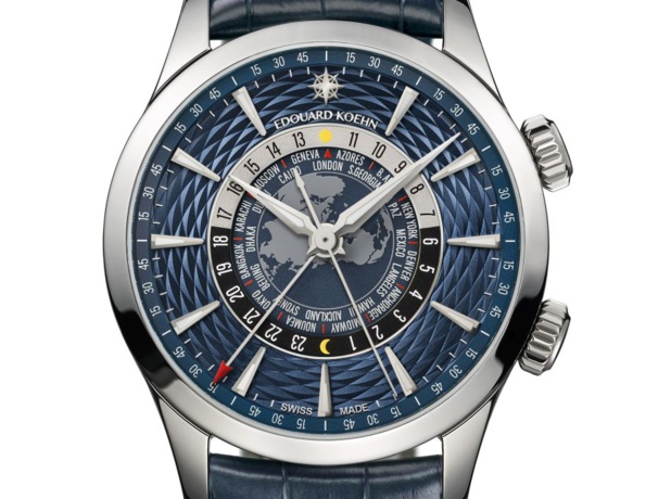Edouard Koehn World Heritage : un splendide cadran bleu guilloché en édition limitée