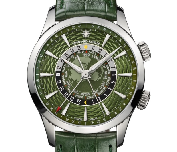 Edouard Koehn World Heritage : un splendide cadran bleu guilloché en édition limitée
