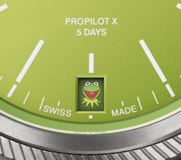 Oris Propilot X Kermit La Grenouille : la joie de lire l'heure Oris Propilot X Kermit La Grenouille : la joie de lire l'heure
