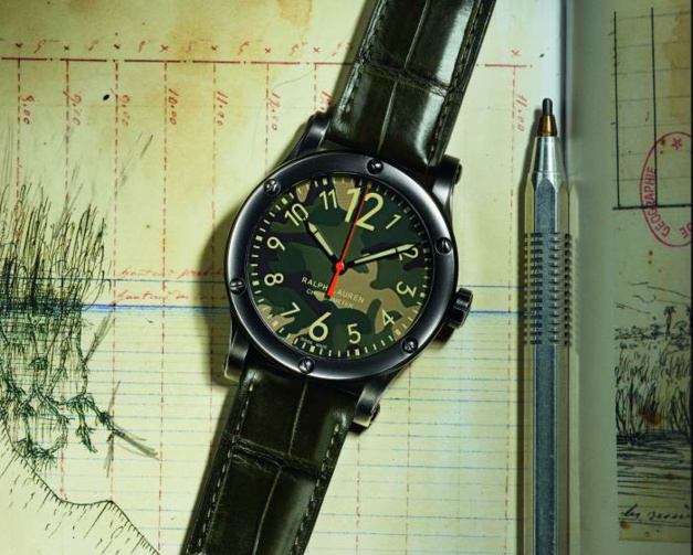 Ralph Lauren RL67 Safari Chronomètre : cadran camouflage pour jungle urbaine Ralph Lauren RL67 Safari Chronomètre : cadran camouflage pour jungle urbaine