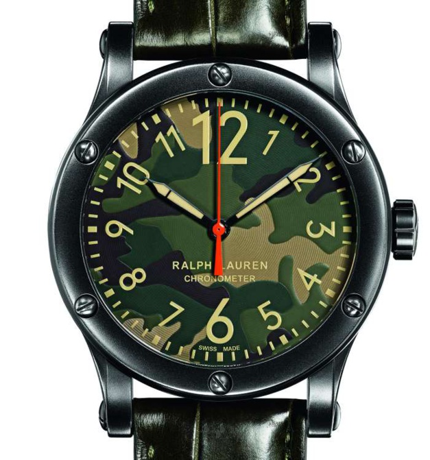 Ralph Lauren RL67 Safari Chronomètre : cadran camouflage pour jungle urbaine Ralph Lauren RL67 Safari Chronomètre : cadran camouflage pour jungle urbaine