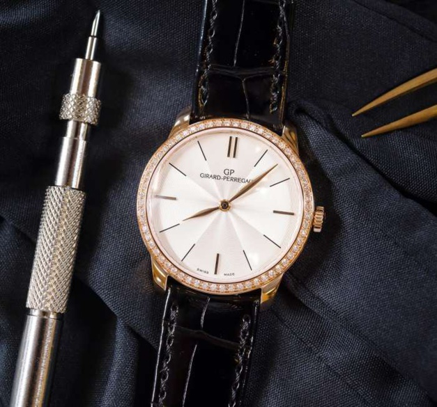 Girard-Perregaux 1966 : cadran guilloché Girard-Perregaux 1966 : cadran guilloché