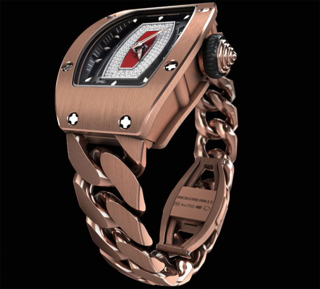 Richard Mille : un nouveau bracelet gourmette pour ses montres femmes Richard Mille : un nouveau bracelet gourmette pour ses montres femmes