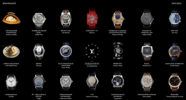 Louis Vuitton Watch Prize for Independant Creatives : les vingt demi-finalistes de la première édition Louis Vuitton Watch Prize for Independant Creatives : les vingt demi-finalistes de la première édition