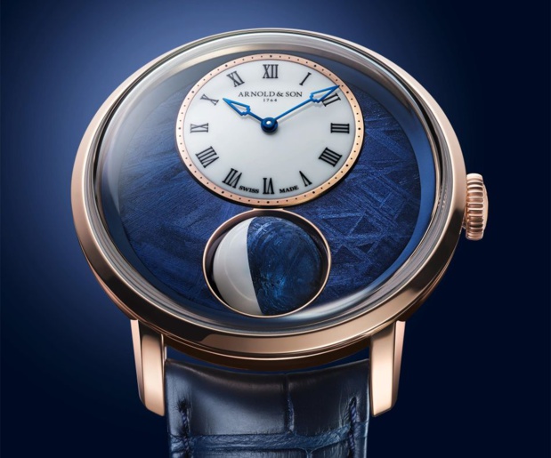 Arnold & Son Luna Magna en or rouge et météorite : astre et contrastes Arnold & Son Luna Magna en or rouge et météorite : astre et contrastes