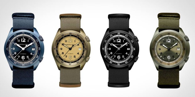 Les 70's de retour chez Hamilton avec la Pioneer Pilot, une montre de pilote super-light