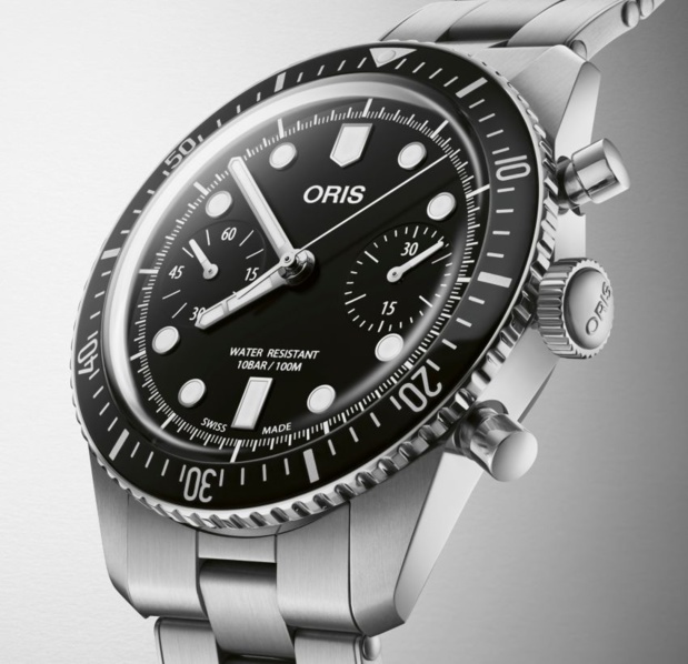 Oris Divers Sixty-Five Chronograph : en version de 40 mm