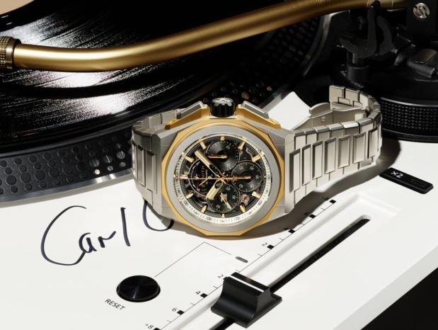 Zenith Defy Extreme Carl Cox : acier microbillé et or jaune aux platines Zenith Defy Extreme Carl Cox : acier microbillé et or jaune aux platines
