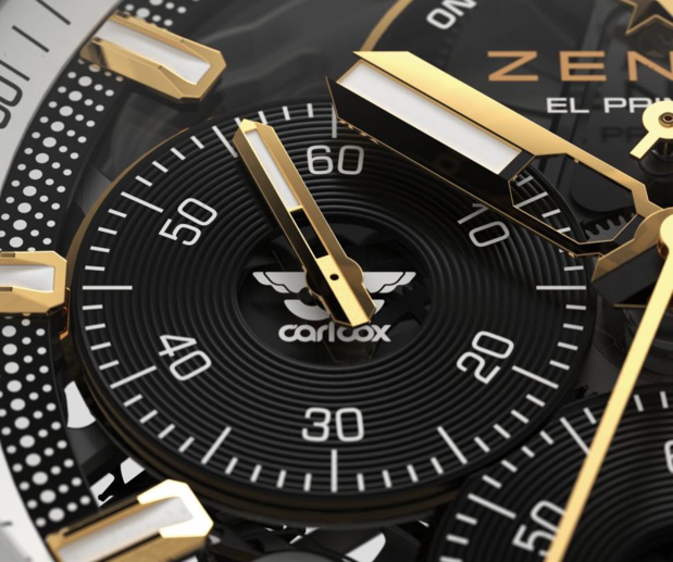 Zenith Defy Extreme Carl Cox : acier microbillé et or jaune aux platines Zenith Defy Extreme Carl Cox : acier microbillé et or jaune aux platines