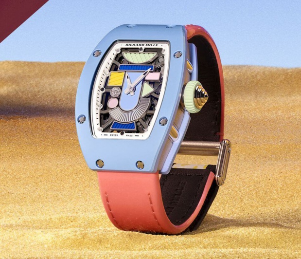Richard Mille RM 07-01 : très jolie collection en céramiques de couleurs en hommage au groupe Memphis Richard Mille RM 07-01 : très jolie collection en céramiques de couleurs en hommage au groupe Memphis
