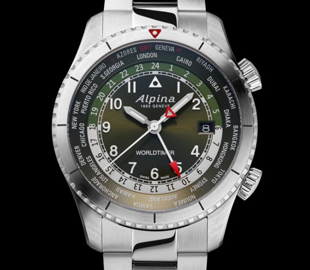 Alpina Startimer Pilot Quartz Wordtimer : l'heure aux quatre coins de la planète Alpina Startimer Pilot Quartz Wordtimer : l'heure aux quatre coins de la planète