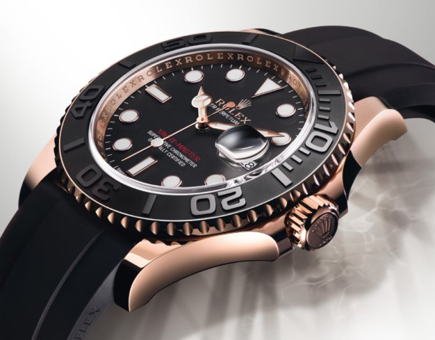 Rolex Yacht-Master : nouvelle déclinaison en or rose et... élastomère ! Rolex Yacht-Master : nouvelle déclinaison en or rose et... élastomère !