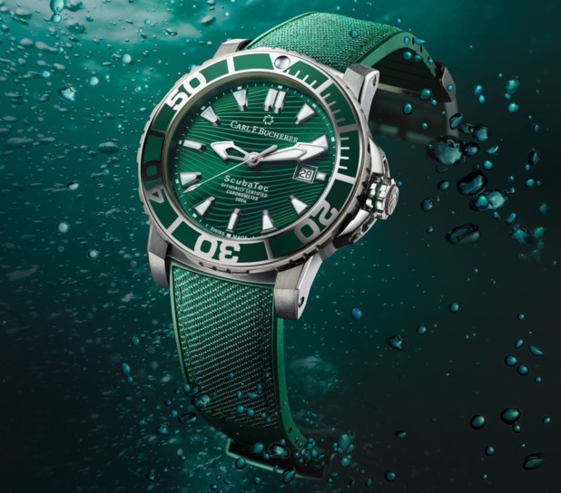 Carl F. Bucherer Patravi Scubatec Verde : toujours pour aider à la sauvegarde des raies manta Carl F. Bucherer Patravi Scubatec Verde : toujours pour aider à la sauvegarde des raies manta