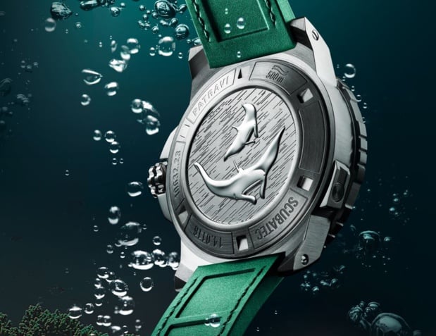 Carl F. Bucherer Patravi Scubatec Verde : toujours pour aider à la sauvegarde des raies manta Carl F. Bucherer Patravi Scubatec Verde : toujours pour aider à la sauvegarde des raies manta