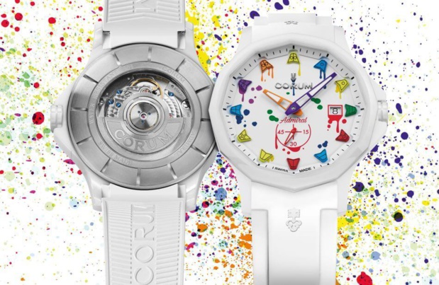 Corum Admiral 42 TAG : tâches à l'heure Corum Admiral 42 TAG : tâches à l'heure