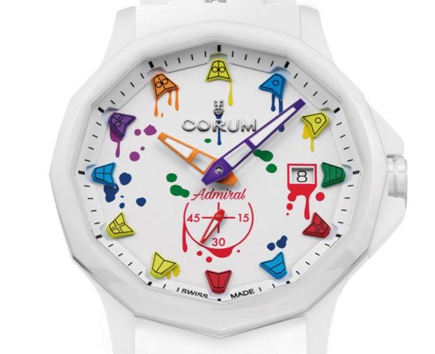 Corum Admiral 42 TAG : tâches à l'heure Corum Admiral 42 TAG : tâches à l'heure