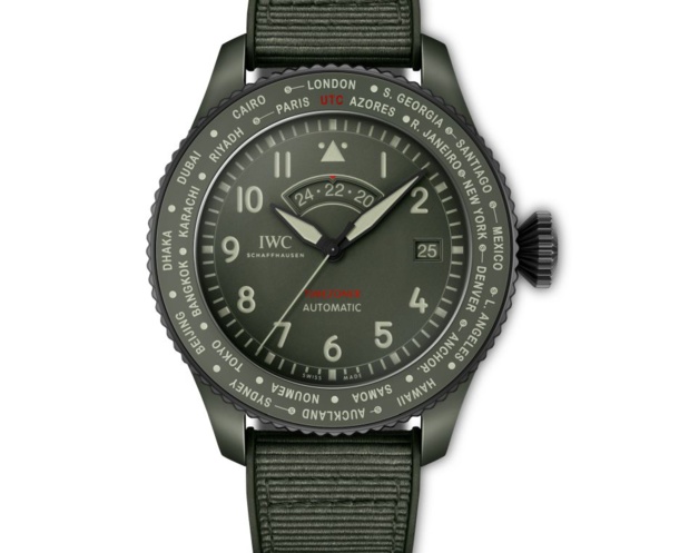 IWC Montre d'Aviateur Timezoner Top Gun Woodland