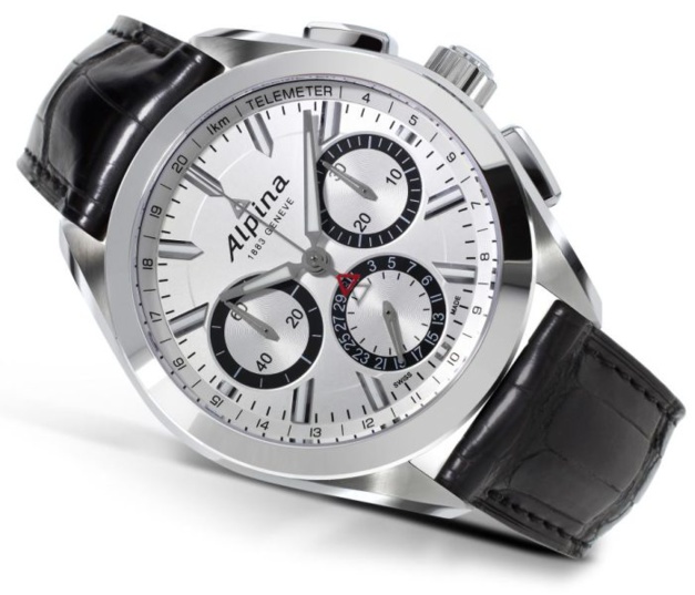 Alpiner 4 Chronographe Manufacture Flyback : un premier calibre "manuf" pour Alpina Alpiner 4 Chronographe Manufacture Flyback : un premier calibre "manuf" pour Alpina