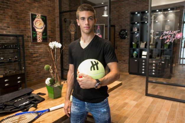 Hublot : Borna Coric, jeune star du tennis et nouvel ambassadeur de l'horloger de Nyon