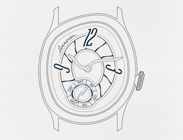 La montre Mirage de Sylvain Berneron : tout le charme de l'asymétrie La montre Mirage de Sylvain Berneron : tout le charme de l'asymétrie