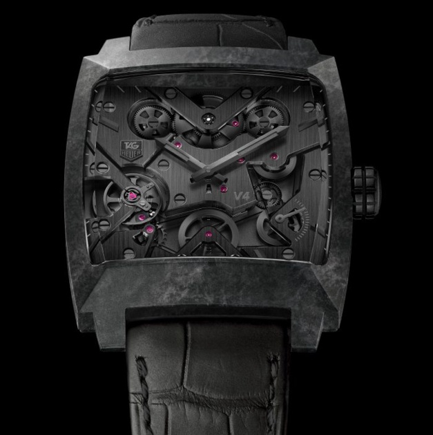 TAG Heuer Monaco V4 Phantom : noir c'est noir TAG Heuer Monaco V4 Phantom : noir c'est noir
